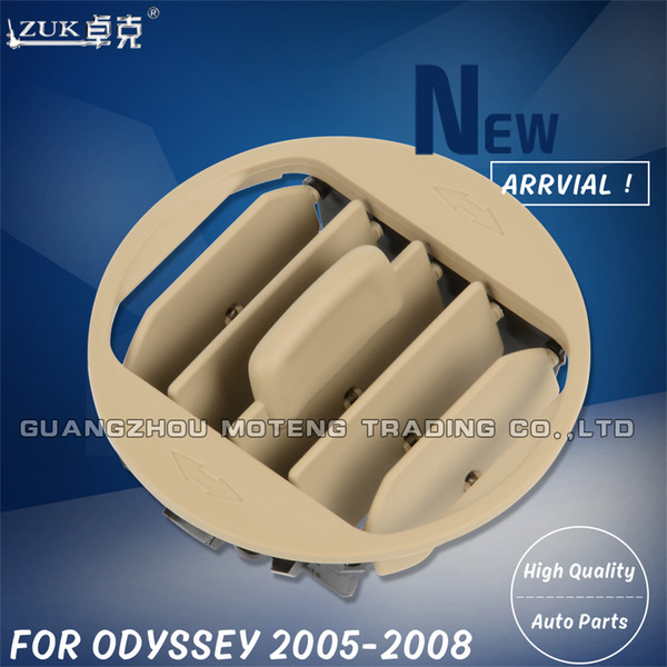 ZUK Brand New Roof Outlet Fin Assy AC Air Conditioner Vent For HONDA ODYSSEY RB1 2005 2006 2007 2008 OEM:83227-S3N-003ZL Beige