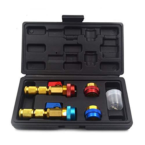 Gzhengtong Nikauto 1 Set R134 R12 Air Conditioning Valve Core Quick Remover Installer High Low Pressure Repair Tool