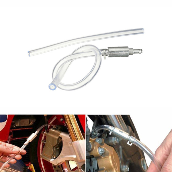 IZTOSS Motorcycle Car Gas Pipe Clutch Brake Bleeder Hose One Way Valve Tube Bleeding Tool Kit