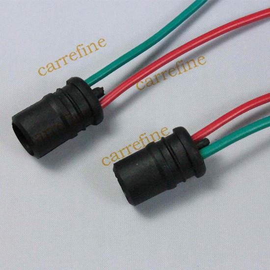 Wholesale 100pcs/lot T10 W5W 194 158 LED Soft plastic cable adaptors holder Socket Wires adapters free shipping!