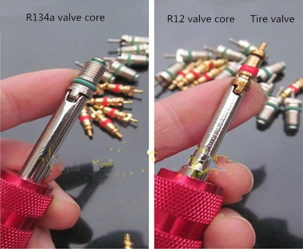 R134a R12 Car air conditioning repair tools automobile air conditioning valve core Tool Tire valve wrench