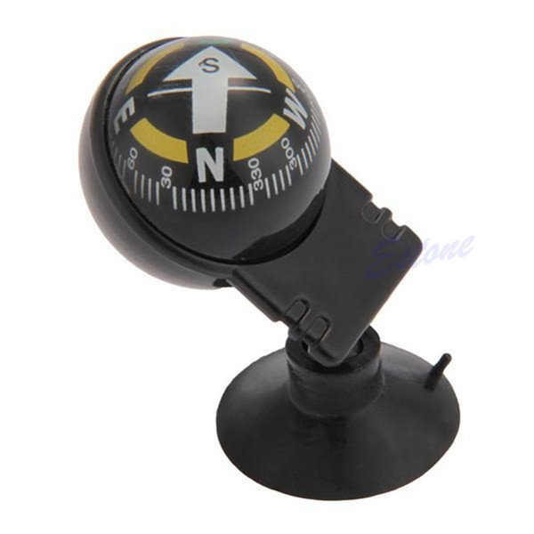 Pocket Ball Dashboard Dash Mount Navigation Compass Car Boat Truck Suction Black