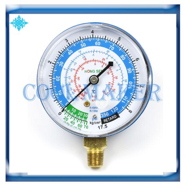 Refrigerant Manometer Manifold Gauge High Low Pressure R134a R404a R22 R410a for refrigerator air conditioner car refrigerant