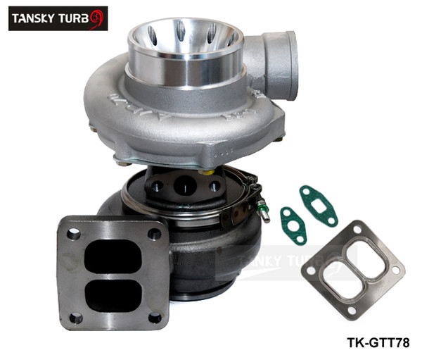 TANSKY - T78 T4 twin scroll turbo charger V band For Racing car Horsepower: 500-1000HP With gaskets TK-GTT78