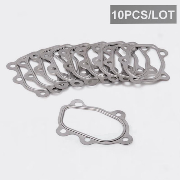 10PCS/LOT For T25 T28 Turbocharger T2 Free-post Wholesale Turbocharge flange Gasket fitting Garrett Turbo GT25 5 Bolt EP-CGQ192D-FS