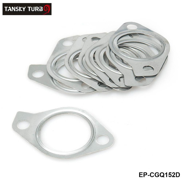 TANSKY -10PCS SS 2 Bolt Turbo Compressor Outlet Gasket For Mitsubishi EVO 8 9 4G63 EP-CGQ152D