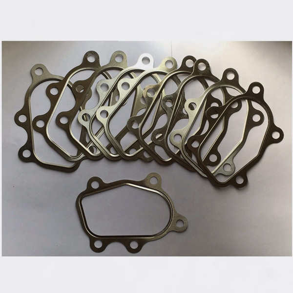 Free-post Wholesale 10PCS/LOT Turbocharger Gasket fitting Garrett T25 Turbo GT25 5 Bolt For NISSAN Silvia 200SX S13 S14 SR20DET EP-CGQ45D-FS