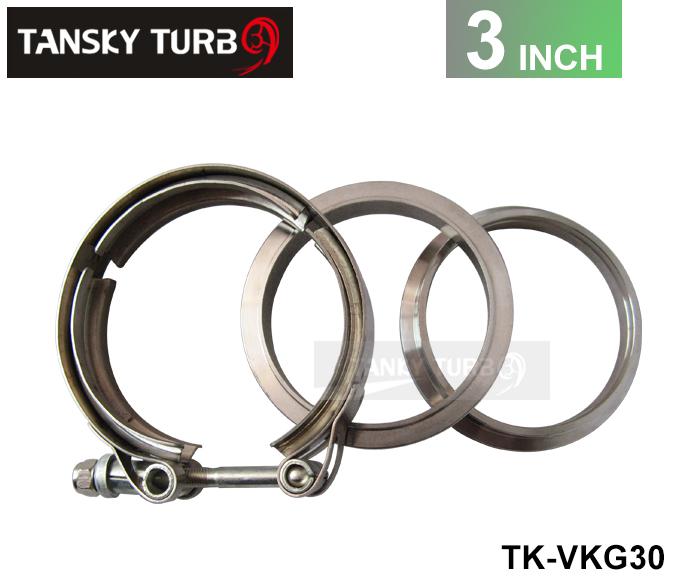 2013 TANSKY- Universal Upgraded 3 inch Auto Parts V-band clamp kit for Turbo, Exhaust pipes TK-VKG30