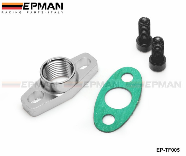 EPMAN Turbo Oil Return/Drain Flange Adapter Female an10 1/2NPNT Garrett GT28 GT30 GT35 T25 EP-TF005