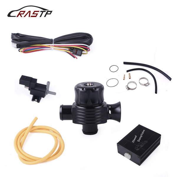 RASTP-Universal Turbo Diverter Dump Bov Blow Off Valve Dual Port for VOLKSWAGEN MK4 Golf Polo GTI 1.8T Saab Turbo RS-BOV038