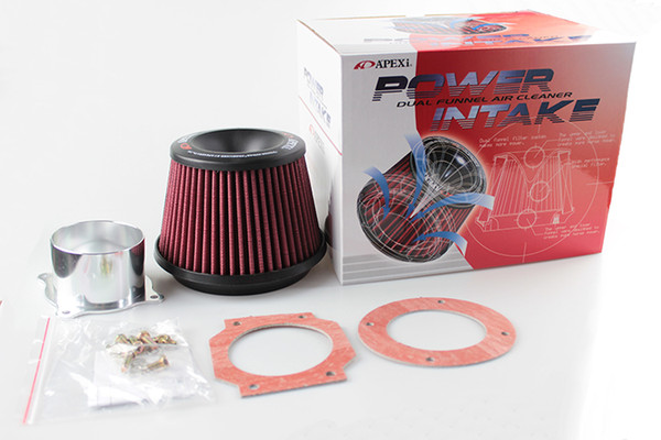 RASTP -APEXI Performance Mushroom Head Universal Intake Air Filter 75mm Dual Funnel Adapter Have In Stock RS-OFI011