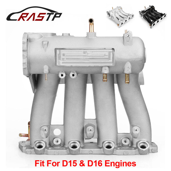 RASTP - Performance Aluminum Intake Manifold For 1988-2000 Honda Civic CRX Del Sol SOHC D Series CX DX EX GX RS-CR1818