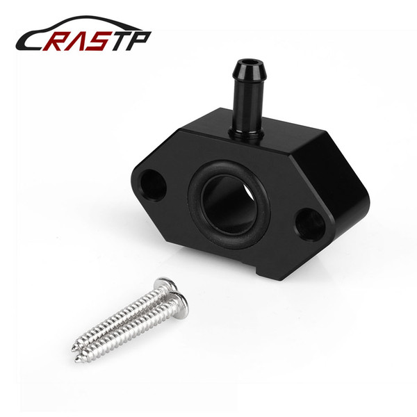 RASTP - Aluminum Black Car Turbo Boost Tap Kit Vacuum Adaptor For Audi EA111 1.4T Engine RS-HR010