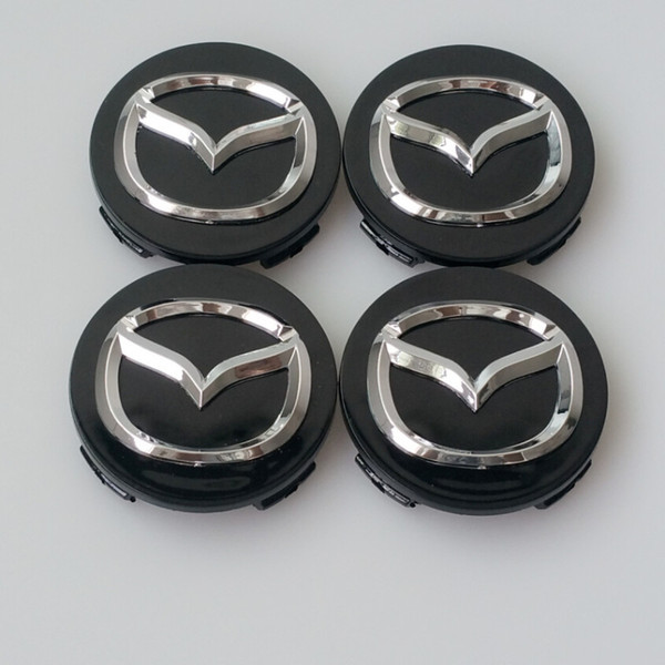 Car Styling 56MM Mazda Wheel Hub Cap Decal Sticker for MAZDA 2 3 5 6 CX-5 CX-7 CX-9 RX8 Center Caps Auto Accessories