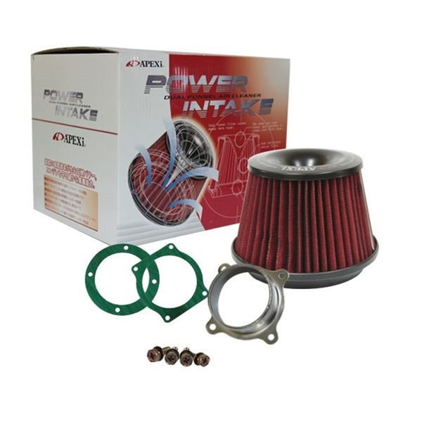 Apexi Universal Kits Auto Intake Air Filter 75mm Dual Funnel Adapter Useful New + Free Shipping