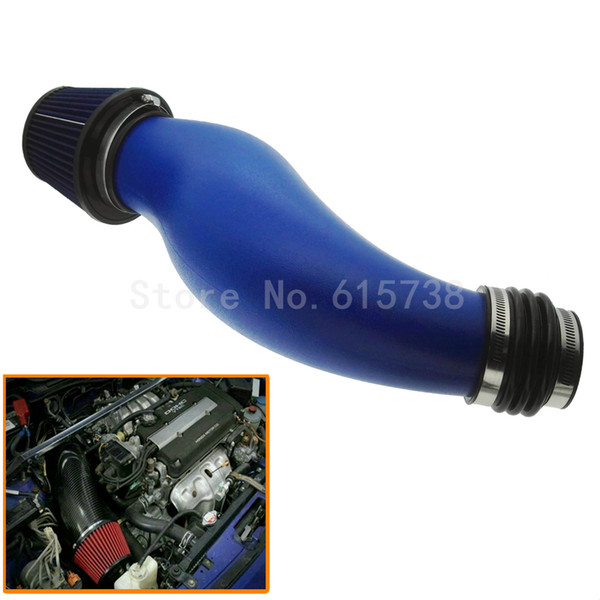 BLUE AIR INTAKE PIPE FOR HONDA CIVIC 92-00 EK EG WITH AIR FILTER INTAKE PIPE