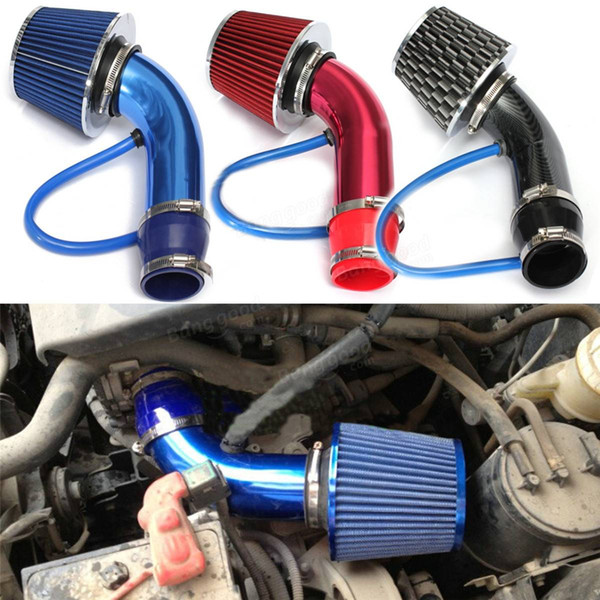 Car styling Air Intake Kit Blue Pipe Diameter 3