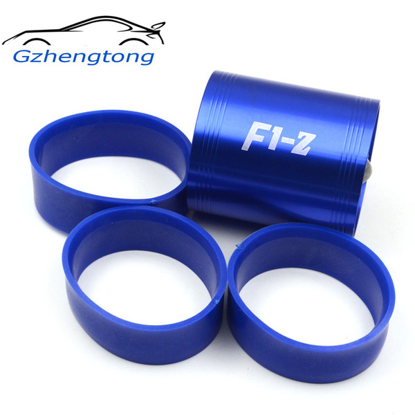 Gzhentong F1-Z Double Supercharger Turbine Turbo charger Air Intake Fuel Saver Fan Blue Color with 3pcs Rubber Ring