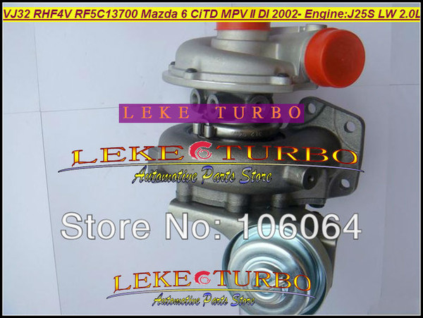 Wholesale VJ32 RHF4V VDA10019 RF5C13700 Turbo Turbocharger For Mazda 6 CiTD MPV II DI/Premacy 2002- Engine J25S MZRCD LW 2.0L