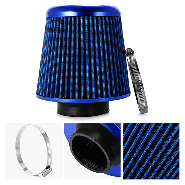 Air Filter Universal Auto Cold Air Intake High Flow Filter Easy Installation Conical Style Car Intake Filter Auto Parts