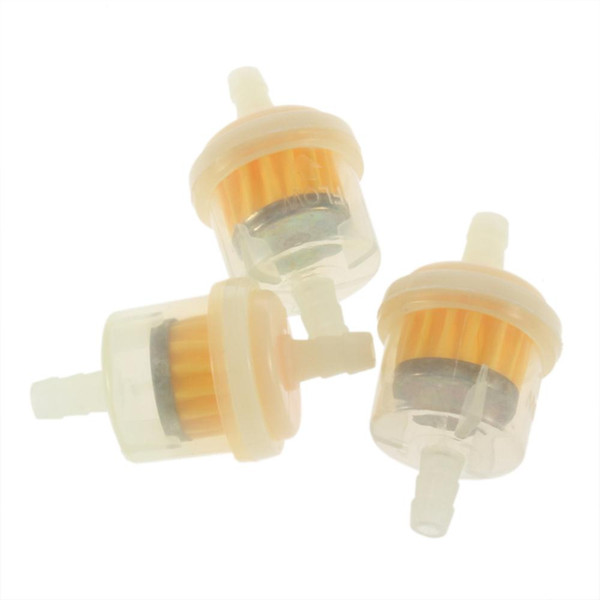 3 PCS Universal Fuel Gas Filters oil filter for Scooter Motorcycle for KART for ROKETA for TAOTAO