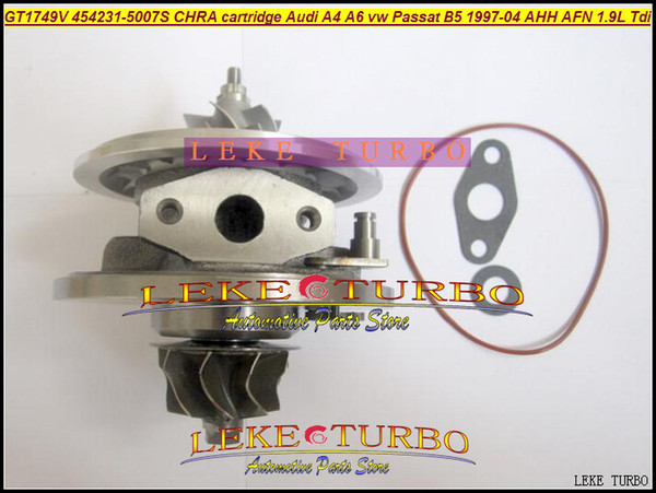 Turbocharger Turbo Cartridge CHRA GT1749V 454231-5007S 454231 028145702H For Audi A4 B5 B6 A6 C5 Volkswagen Passat B5 97-04 AHH AFN 1.9L TDI