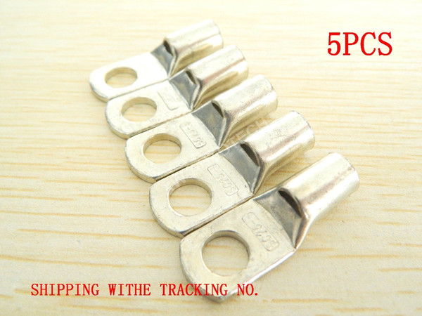 5PCS SC25-8 Tinned Copper Lug Battery Cable Connector Terminal 4 A.W.G / Gauge Quick Disconnect Connector FOR HIGH POWER