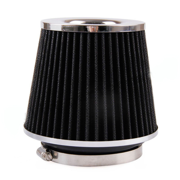 Universal Air Intakes Twin Cone Design Black Air Filter adjust from 10.1cm to almost any size (up to around 55mm)