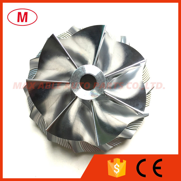 K26 5326-123-2209 54.64/71.00mm 7+7 blades Turbo Billet Compressor wheel/Aluminum 2618/Milling compressor wheel for Volvo-Penta 5326-970-770