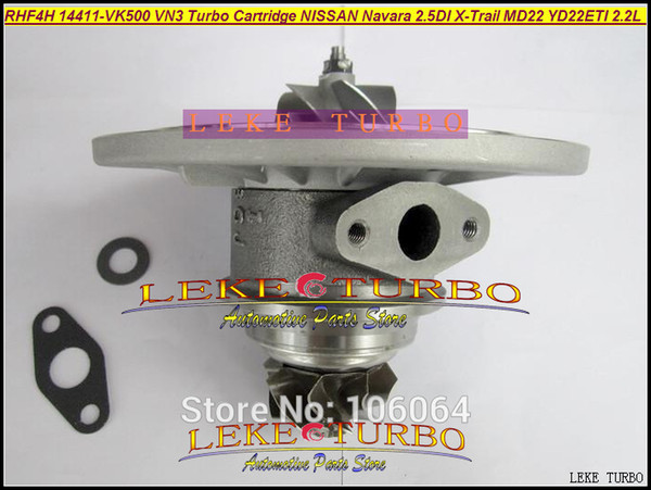 Turbo Cartridge Chra Core RHF4H 14411-VK500 14411-VK50B VN3 14411 VK500 For Nissan Navara MD22 2.5L 02- X-Trail 01- YD22ETI 2.2L