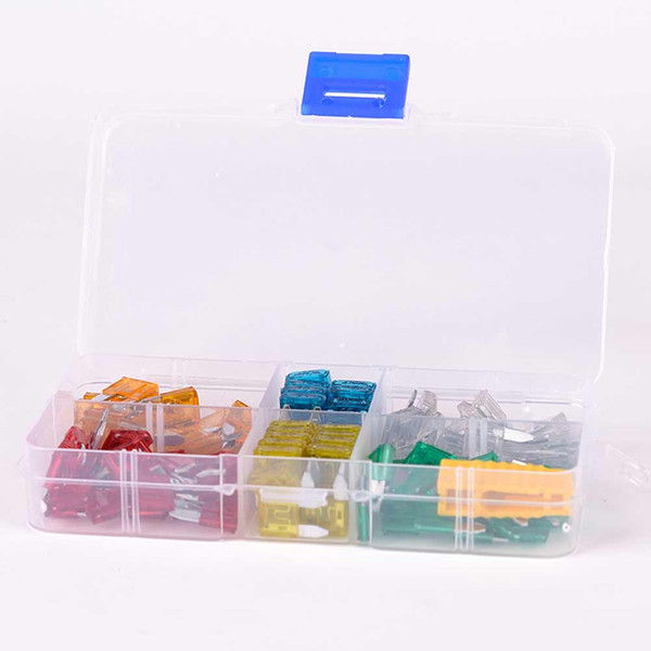 CAR 120pcs Auto Car Mini Blade Type Fuse Assortment 5A 10A 15A 20A 25A 30A Amp