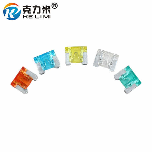 KELIMI Low-profile Mini Fuses mixed batch 10A 15A 20A 25A 30A accessories Motorcycle Auto Car Fuse