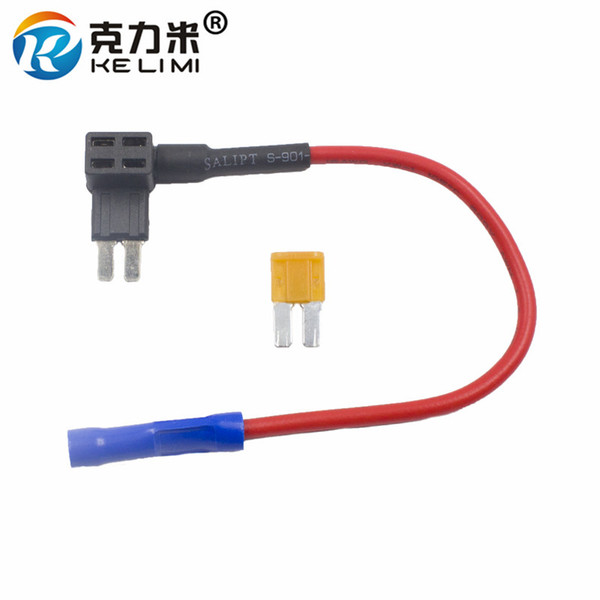 KELIMI Add A Circuit Micro Fuse Box Holder Socket Auto Car Micro Blade Fuse Cutout Socket Adapter Holder Connector