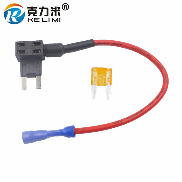 KELIMI Automobiles & Motorcycles Add A Circuit Mini Blade Style Fuse Holder Tap Dual Circuit Adapter Holder