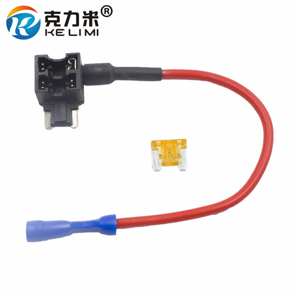 KELIMI Add-A-Circuit for Mini Blade Style Fuse Fuse Holder Tap Piggy Back MINI Blade Fuse Holder ATM APM