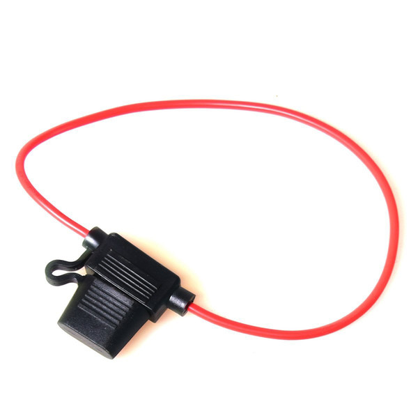 Car Auto Boat In-line Blade Fuse Holder Cable Heavy Duty for Car Electronics Modify Lab Solar System Circuit Blow-out/Overload Protection