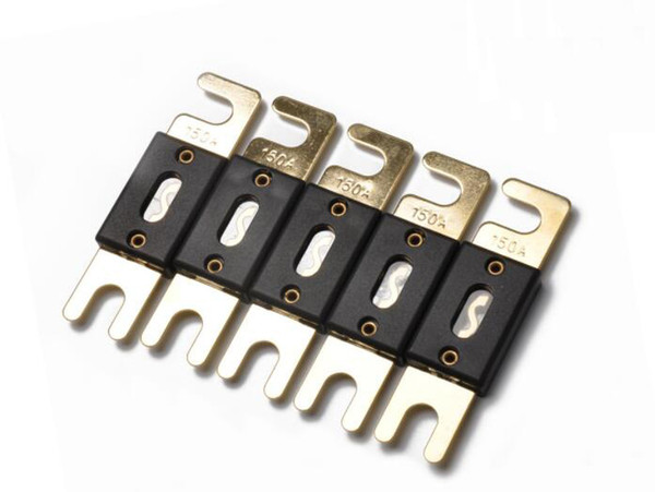 [Combination] 5pcs ANL Large Forkbolt Fuse 150A/200A/300A (gold plated)