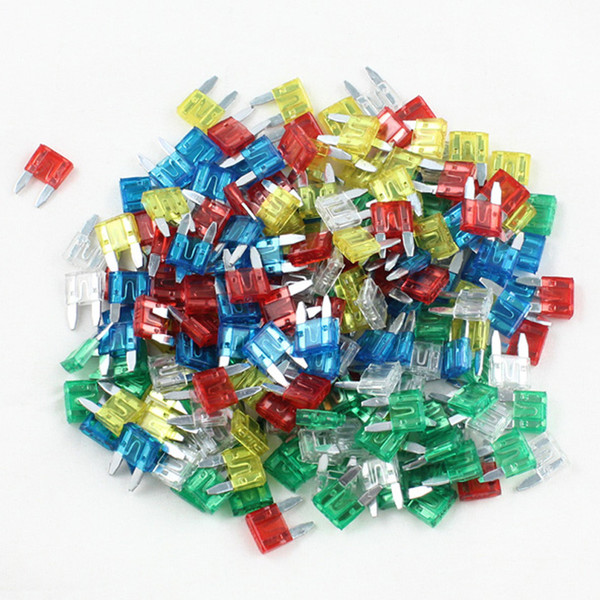 mixed batch Car Fuse 10A 15A 20A 25A 30A Mini blade Fuses Car Auto Truck Motorcycle Caravan Boat Fuse Holder