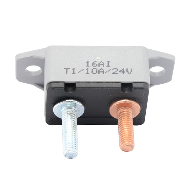 ZOOKOTO hot sale 12-24V 10 Amp fuse holder ATV Automatic Reset Circuit Breaker Fuse holder 10A