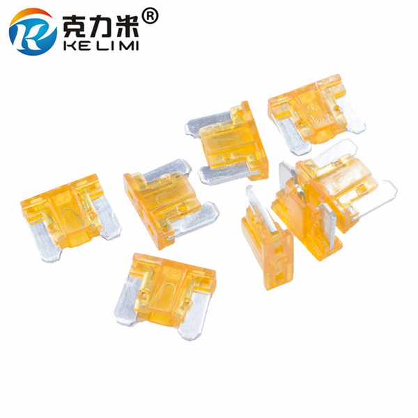 100Pcs 5A Low profile Mini Fuses Automobiles & Motorcycles Auto Truck Replacement Parts 5 amp Blade Fuses