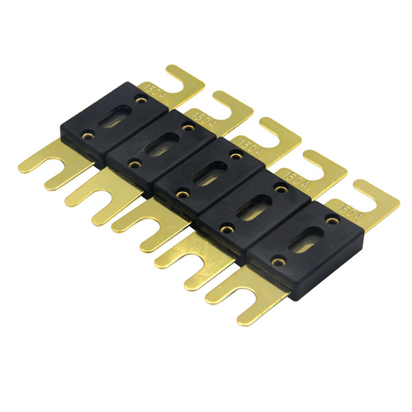 ZOOKOTO hot sale 5 Pack ANL Fuses 150Amp Gold Plated Fuse for car audio wiring systems