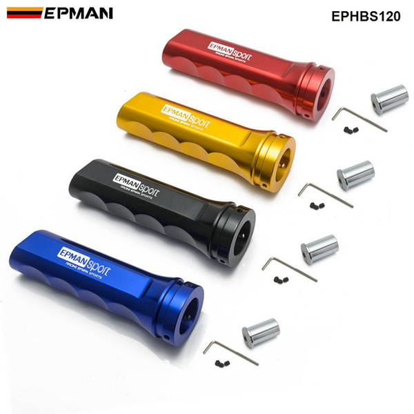 EPMAN Racing Universal Auto Car Aluminium Hand Brake Sleeve Handbrake Handle Hand Protector Cover Hand Brake Grips EPHBS120