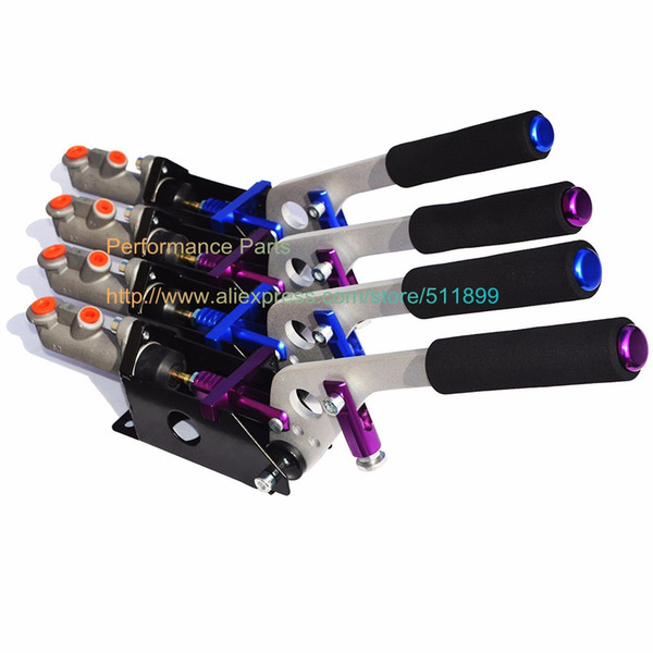 LYJ Universal CNC Aluminum Racing Car Drifting Hydraulic Hand Brake Red/Blue/Purple Hydraulic Handbrake