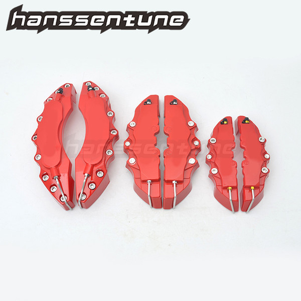 HANSSENTUNE 2pcs Universal Car Auto Style Disc Decoration Caliper Brake Cover With 3D Word