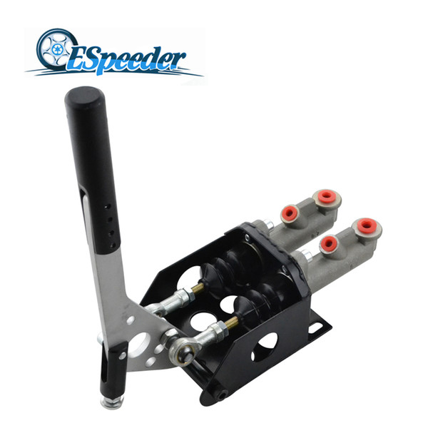 ESPEEDER Universal Hydraulic Drift Racing Handbrake Hand Brake Double Cylinder With Master Cylinder E-brake Vertical Hand Brake