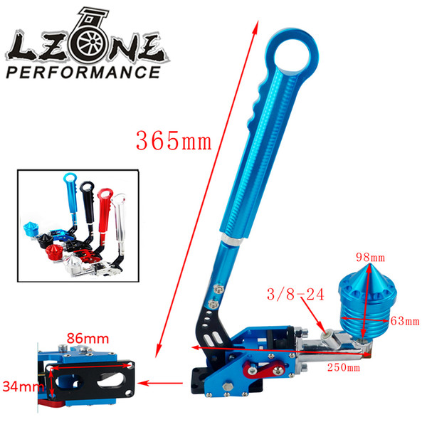 LZONE - New Aluminum Universal Hydraulic Handbrake Lever Drift Hand brake E-Brake + Handbrake Oil Tank JR-HB01