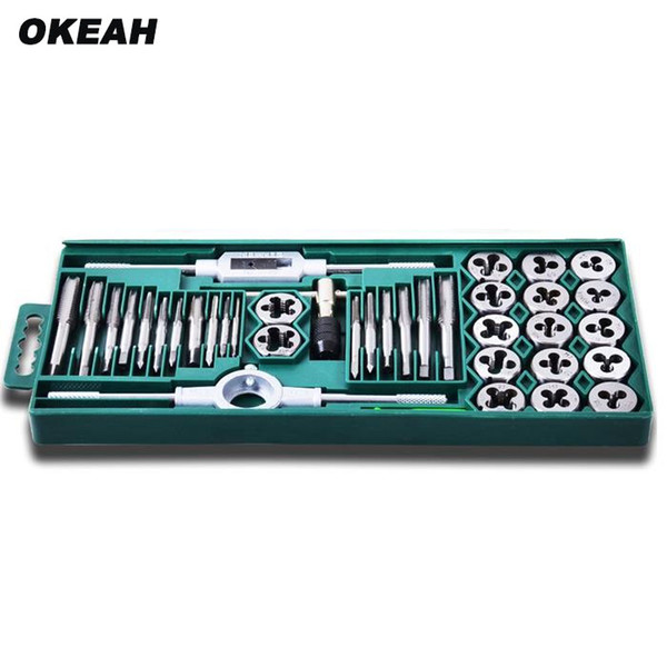 40 Pcs Set Metric Tip and Die Set General Repair Tools