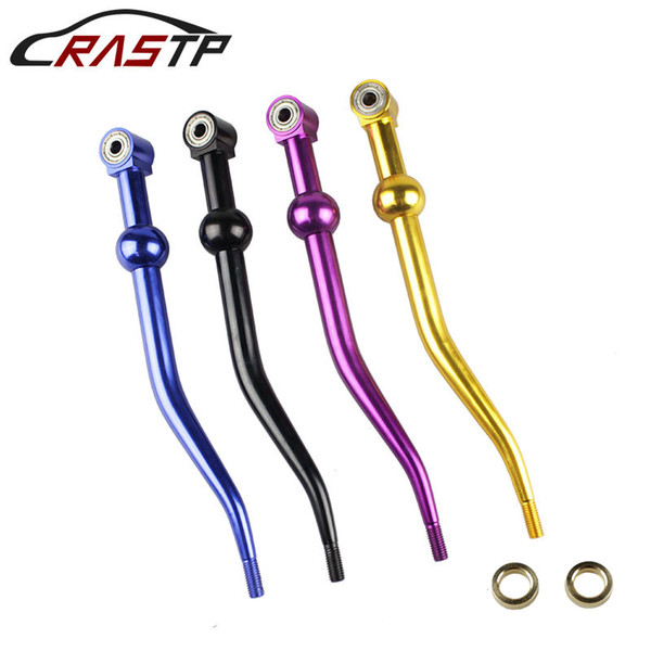 RASTP-FREE SHIPPING Car Modified Short Shift For HONDA ACURA CRX Dual Bend JDM Type-R 5 Speed Racing Short Shifter RS-SFN003