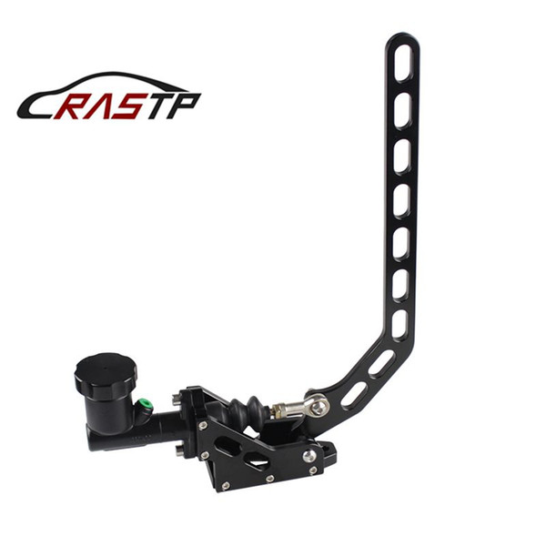 RASTP-Aluminum Hydraulic Drift Hand Brake Racing Parking Handbrake Lever Gear With Locking Oil Tank Black RS-HB917