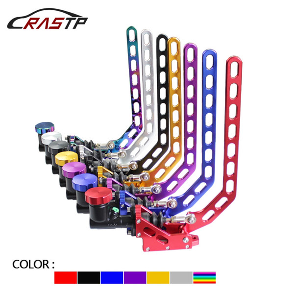 RASTP-Colorful Aluminum Hydraulic Drift Hand Brake Racing Parking Handbrake Lever Gear With Locking Oil Tank RS-HB917